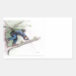 Tree Surgeon Arborist Lumberjack Sticker