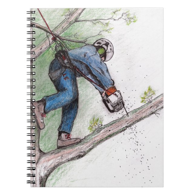 Tree Surgeon Arborist Notebook (Front)