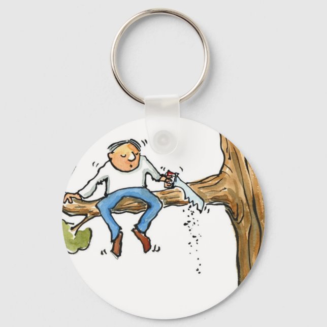 Tree surgeon keychain (Front)