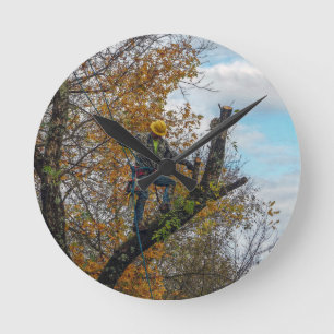 Tree Surgeon Round Clock