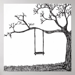 Tree Swing Poster