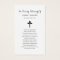 Tree Sympathy Funeral Memorial Prayer Cards