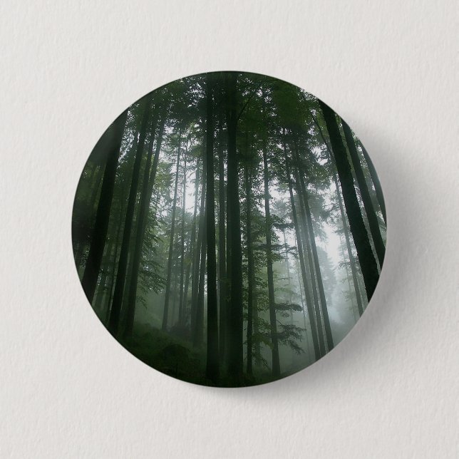 Tree Tall Pines 2 Inch Round Button (Front)