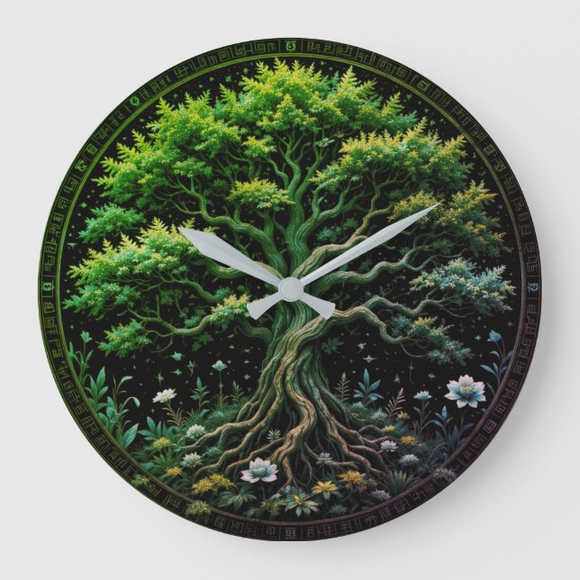 Tree Time Large Clock (Front)