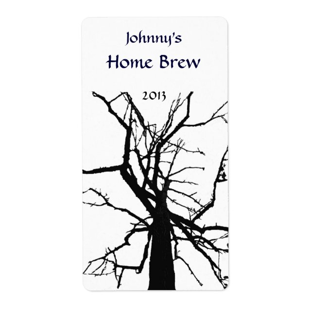 Tree Top Abstract Beer Label (Front)
