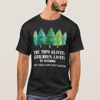 Tree tops Glisten Children Listen to Nothing Water