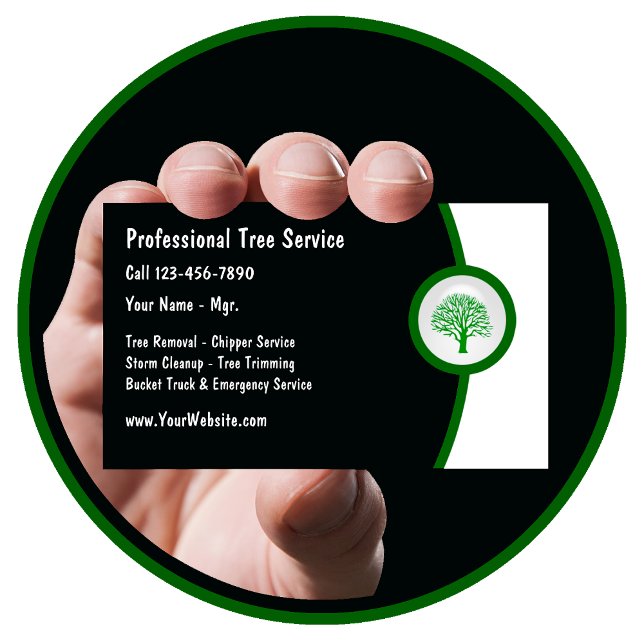 Tree Trimmer Business Card (Creator Uploaded)