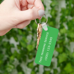  Tree trimming Service  editable Keychain