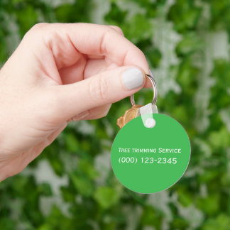  Tree trimming Service  editable Keychain