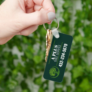 Tree Trimming Service Keychain