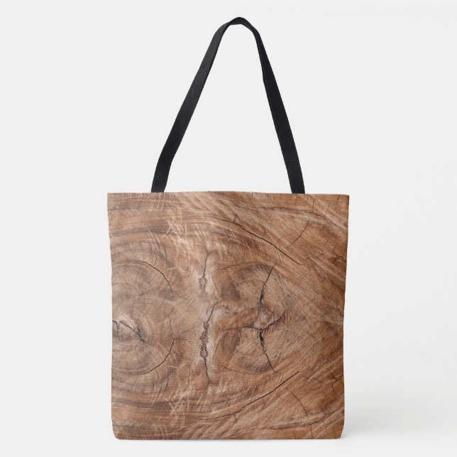 Tree Truck Cross-Section Tote Bag (Front)