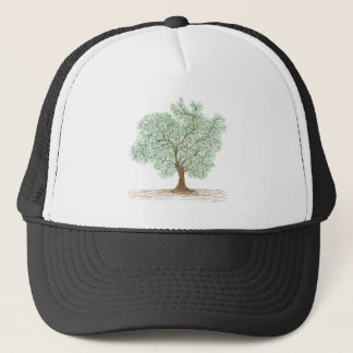 tree trucker hat