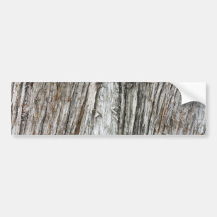 Tree trunk bumper sticker