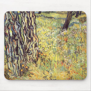 Tree trunks by Vincent van Gogh Mouse Pad