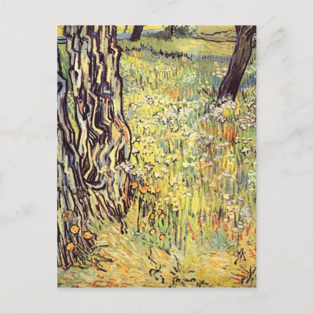 Tree trunks by Vincent van Gogh Postcard (Front)