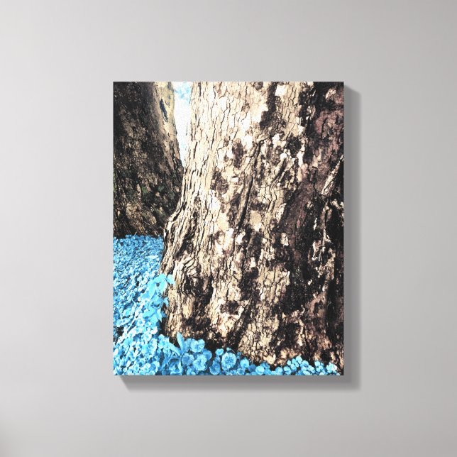 tree trunks canvas print (Front)