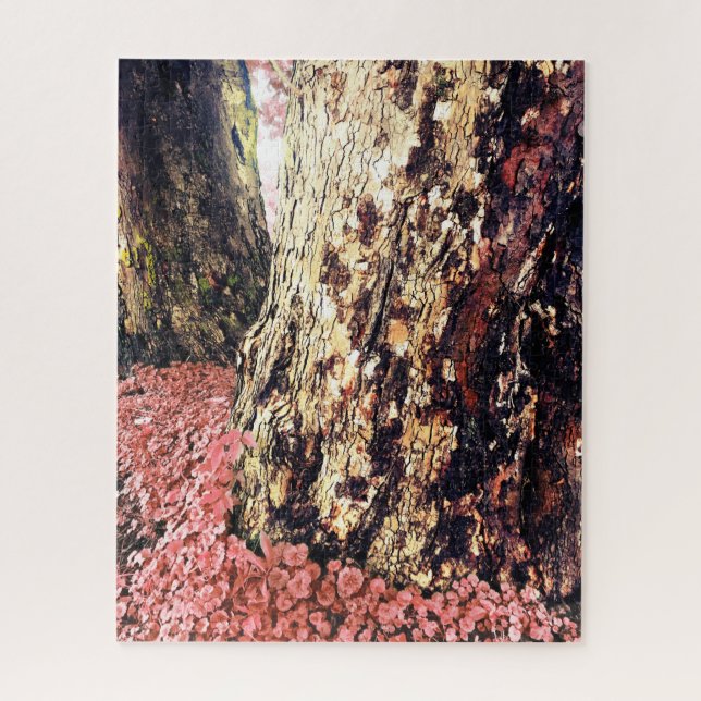 tree trunks jigsaw puzzle (Vertical)