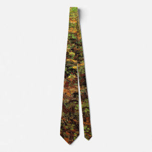 Tree Trunks with Ivy by Vincent van Gogh Tie