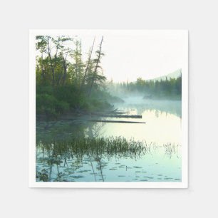 Tree Water Marsh Landscape Napkin