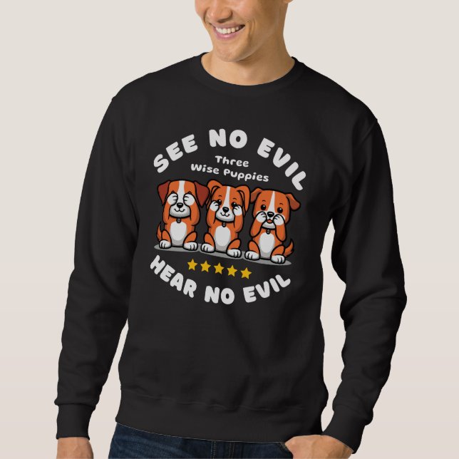 Tree Wise Puppies Sweatshirt (Front)