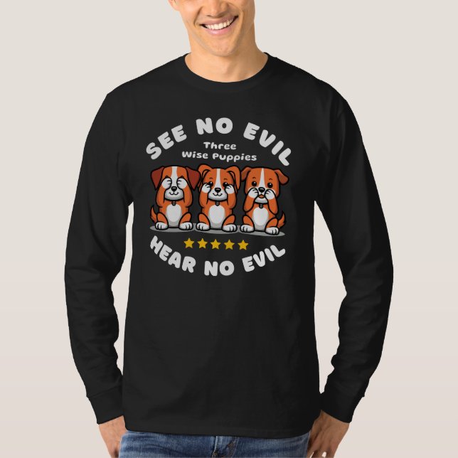Tree Wise Puppies T-Shirt (Front)