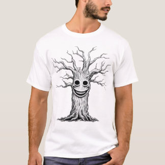 Tree With A Creepy Smile T-Shirt