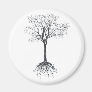 Tree without leaves magnet