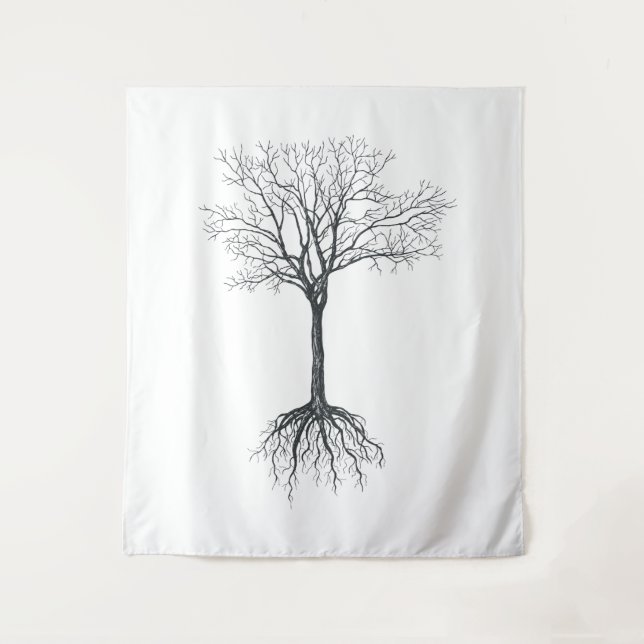 Tree without leaves tapestry (Front)