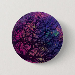 Tree x Space 2 Inch Round Button