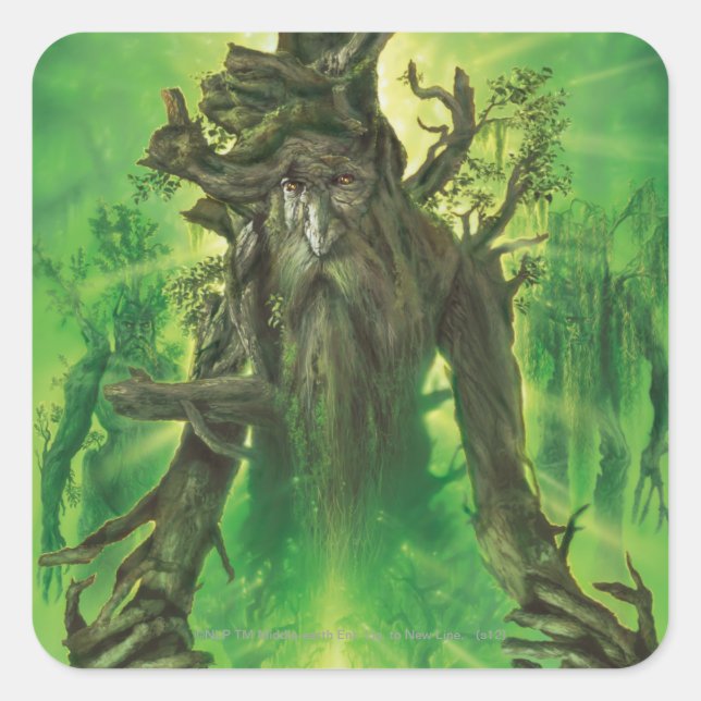 Treebeard Square Sticker (Front)