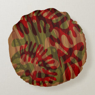 TreeBones Round Pillow