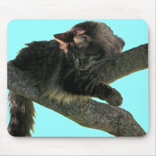 Treed Tiger Mouse Pad