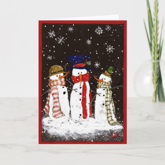 TREEE SCARVES HOLIDAY CARD (Front)