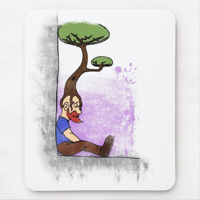 TreeHead Mouse Pad (Front)