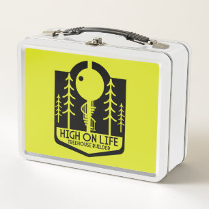 Treehouse Boy Back To School Metal Lunch Box