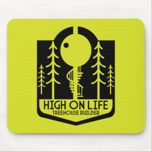 Treehouse Boy Back To School Mouse Pad