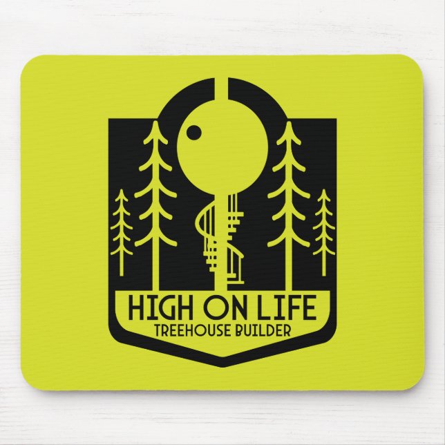 Treehouse Boy Back To School Mouse Pad (Front)