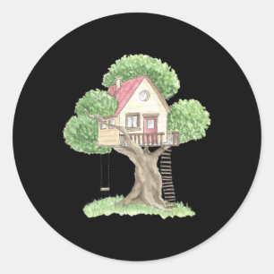 Treehouse Classic Round Sticker
