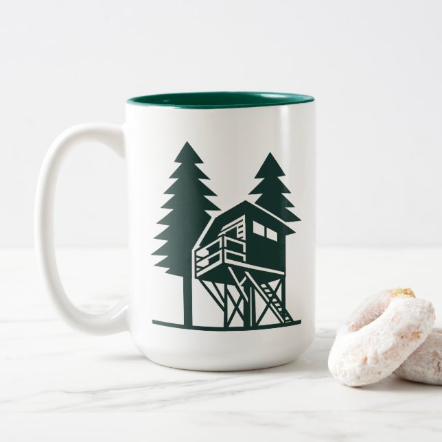 Treehouse Coffee Mug (With Donut)