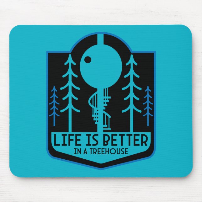 Treehouse Homes Mouse Pad (Front)