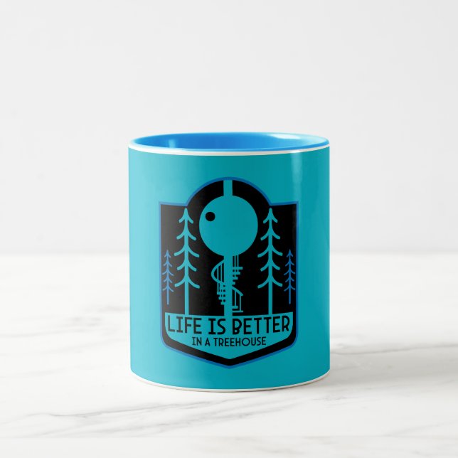 Treehouse Homes Two-Tone Coffee Mug (Center)