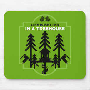 Treehouse Kids Back To School Mouse Pad