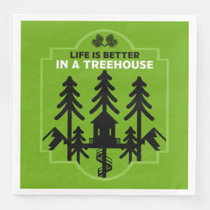 Treehouse Kids Back To School Napkin