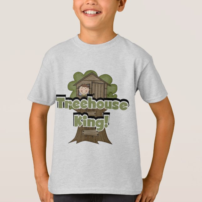 Treehouse King Tshirts and Gifts (Front)