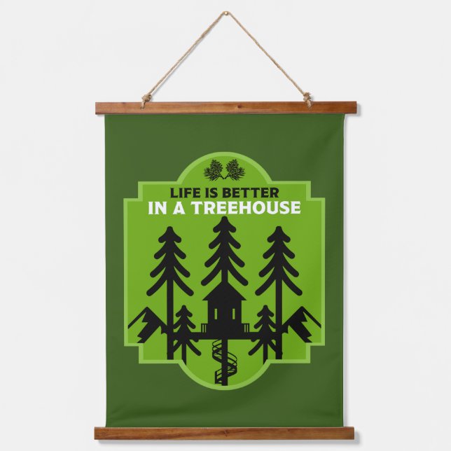 Treehouse Living Hanging Tapestry (Front)