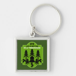 Treehouse Living Keychain