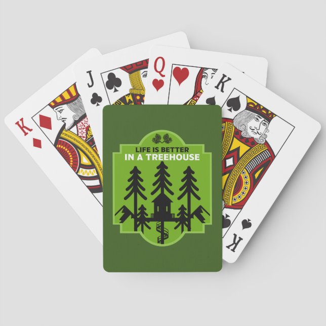 Treehouse Living Playing Cards (Back)