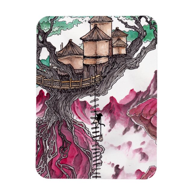 Treehouse Magnet (Vertical)