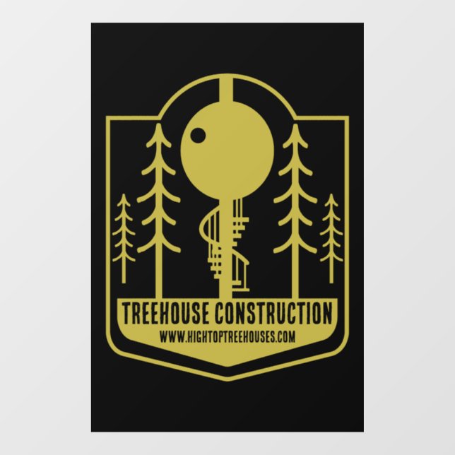 Treehouse Master Builder Window Cling (Sheet)
