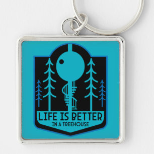 Treehouse Owners Keychain